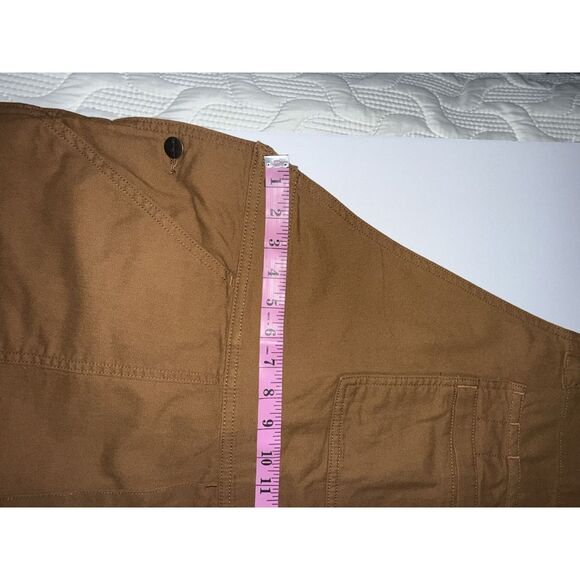 Carhartt Women Relaxed Fit Shortalls One-Piece Canvas Overall Shorts XL 16-18 - Picture 10 of 16
